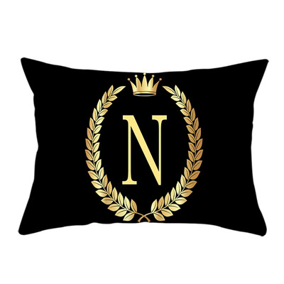 J to R Letters Black Rectangular Crown Pillow Case Soft Peach Velvet Decorative Pillowcase for Home
J to R Letters Black Rectangular Crown Pillow Case Soft Peach Velvet Decorative Pillowcase for Home