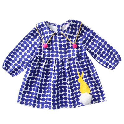 Children New Autumn Baby Girls Dresses 1-7T Dot Printed Cotton Long Sleeve Cute Toddler Girl Clothes Casual Dress
Children New Autumn Baby Girls Dresses 1-7T Dot Printed Cotton Long Sleeve Cute Toddler Girl Clothes Casual Dress