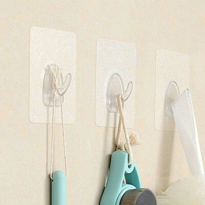 Strong non-marking plastic small hook Magically spread viscose transparent hook Hook wall hook
Strong non-marking plastic small hook Magically spread viscose transparent hook Hook wall hook