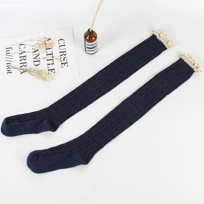 Fashion Women Sexy Warm Cotton Thigh High Stockings Knit Over Knee Lace Girls Long Socks
Fashion Women Sexy Warm Cotton Thigh High Stockings Knit Over Knee Lace Girls Long Socks