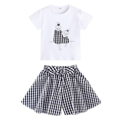 Summer Girls Clothes Sets Baby Girl Short Sleeve Shirt TopShorts Suits Kids Clothing Plaid Childrens Clothes 2pcs
Summer Girls Clothes Sets Baby Girl Short Sleeve Shirt TopShorts Suits Kids Clothing Plaid Childrens Clothes 2pcs