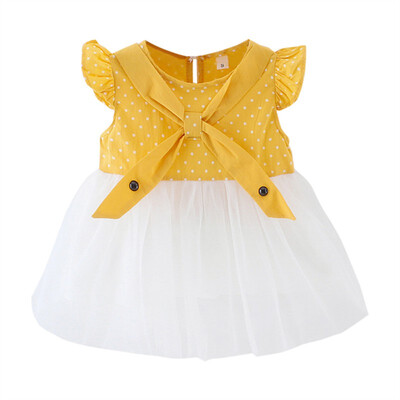 Children Summer Girls Dress Print Bow Cute Mesh Stitching Bottoming Short Sleeve Sweet Princess Dress
Children Summer Girls Dress Print Bow Cute Mesh Stitching Bottoming Short Sleeve Sweet Princess Dress