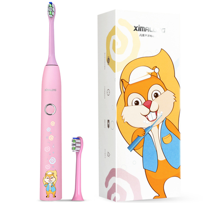 Sonic electric toothbrush for Children CH100 soft hair brush head Cartoon design charging with USB waterproof Babys best gift
Sonic electric toothbrush for Children CH100 soft hair brush head Cartoon design charging with USB waterproof Babys best gift