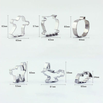 Stainless Steel Biscuit Decoration Mold Set Creative Halloween Six-piece Diy Baking Tools Kitchen Bakery Dinning Mold Pastry
Stainless Steel Biscuit Decoration Mold Set Creative Halloween Six-piece Diy Baking Tools Kitchen Bakery Dinning Mold Pastry