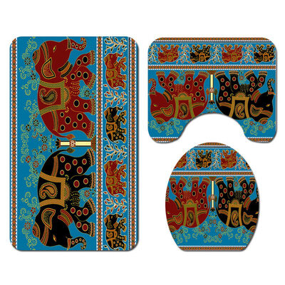 Elephant Printed Bathroom Mats And Rugs Set Non-slip Bathroom Carpets Set Water Absorption Toilet Rugs Lid Cover Mats 3Pcs
Elephant Printed Bathroom Mats And Rugs Set Non-slip Bathroom Carpets Set Water Absorption Toilet Rugs Lid Cover Mats 3Pcs