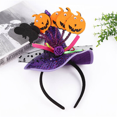 Kids Witch Hat Buckle Pumpkin Ghost Halloween Props Colorful Witch Headband Hoop
Kids Witch Hat Buckle Pumpkin Ghost Halloween Props Colorful Witch Headband Hoop