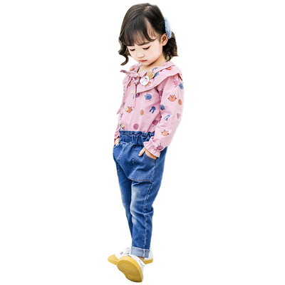 Girls Clothing Sets Autumn Floral Print Blouse TopsDenim Pants 2 PCS Long Sleeve Children Set Girl Clothes Suit Casual Outfits
Girls Clothing Sets Autumn Floral Print Blouse TopsDenim Pants 2 PCS Long Sleeve Children Set Girl Clothes Suit Casual Outfits