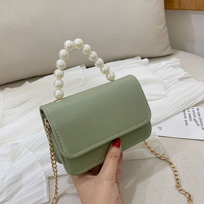 New Arrrival Women Bag Womens pearl zipper handbags Fresh ladies solid color chain small square package
New Arrrival Women Bag Womens pearl zipper handbags Fresh ladies solid color chain small square package