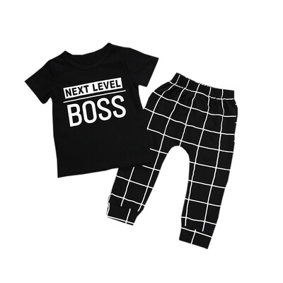 Childrens Sets Summer Sports Boys Casual T-shirt Long Pant Set for Kids Boys 1-5Y Fashion England Plaid Clothes Sets
Childrens Sets Summer Sports Boys Casual T-shirt Long Pant Set for Kids Boys 1-5Y Fashion England Plaid Clothes Sets