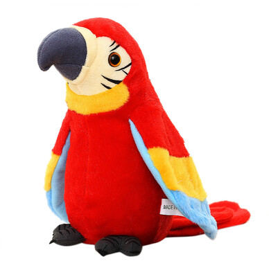 Gobestart Adorable Speak Talking Record Repeats Waving Wings Cute Parrot Stuffed Plush Toy
Gobestart Adorable Speak Talking Record Repeats Waving Wings Cute Parrot Stuffed Plush Toy