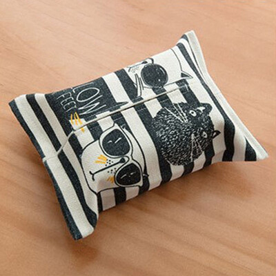 Carton Dog Print Line Tissue Box Paper Holder Dispenser Organizer For Home Car 
Carton Dog Print Line Tissue Box Paper Holder Dispenser Organizer For Home Car