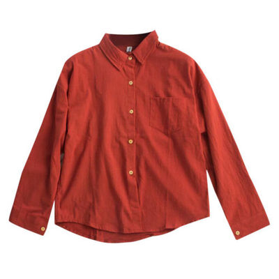 Women Pockets Loose Blouse Single-breasted Lapel Slim Female Top Casual Long Sleeve Girl Ladies Tops Solid Color Woman Clothing
Women Pockets Loose Blouse Single-breasted Lapel Slim Female Top Casual Long Sleeve Girl Ladies Tops Solid Color Woman Clothing