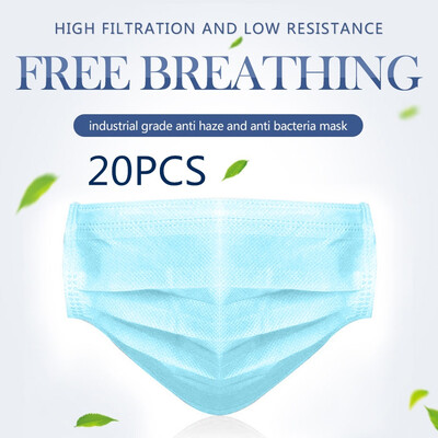 10pcs20pcs Disposable Non-woven Three-layer Mask Blue Elastic Hang Ear Style Protective Mask
10pcs20pcs Disposable Non-woven Three-layer Mask Blue Elastic Hang Ear Style Protective Mask
