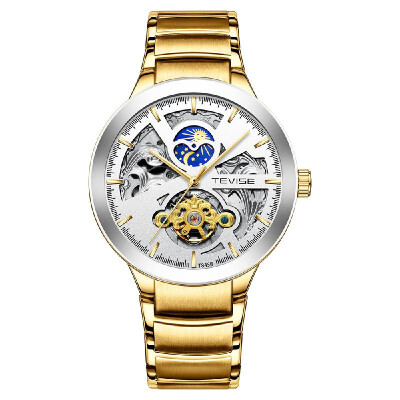 TEVISE T845B Business Men Mechanical Watch Time Display Timer Fashion Casual Stainless Steel Strap 3ATM Waterproof Self-Winding Ma
TEVISE T845B Business Men Mechanical Watch Time Display Timer Fashion Casual Stainless Steel Strap 3ATM Waterproof Self-Winding Ma