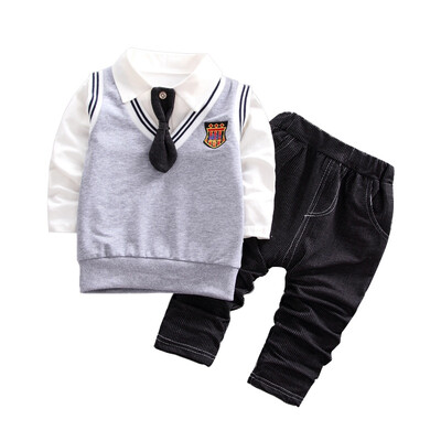 Baby Boys Clothing Sets Autumn Long Sleeve White Shirts Gentleman Fashion VestPants Outfit Kids Boy Clothes
Baby Boys Clothing Sets Autumn Long Sleeve White Shirts Gentleman Fashion VestPants Outfit Kids Boy Clothes