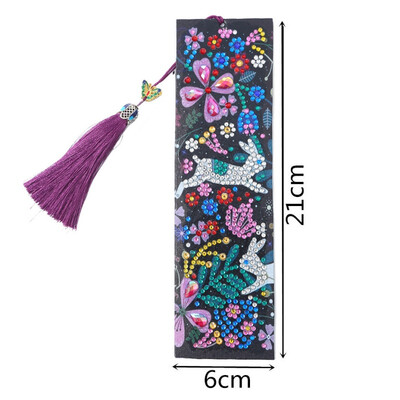 5D DIY Diamond Painting Leather Bookmark Making Kit Special Shaped Diamond Covered With Tassel Pendant For Adults Kids
5D DIY Diamond Painting Leather Bookmark Making Kit Special Shaped Diamond Covered With Tassel Pendant For Adults Kids