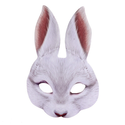 Halloween Animal EVA 3D Party Bunny Ears Rabbit Mask Black And White Adult Anime Face Cosplay Masquerade Cosplay Costume
Halloween Animal EVA 3D Party Bunny Ears Rabbit Mask Black And White Adult Anime Face Cosplay Masquerade Cosplay Costume
