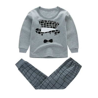 Boys Girls Pajama Sets 2 Pcs Long-sleeve Underwear Suit Children Soft Cotton Pajamas Kids Autumn Spring Clothing
Boys Girls Pajama Sets 2 Pcs Long-sleeve Underwear Suit Children Soft Cotton Pajamas Kids Autumn Spring Clothing