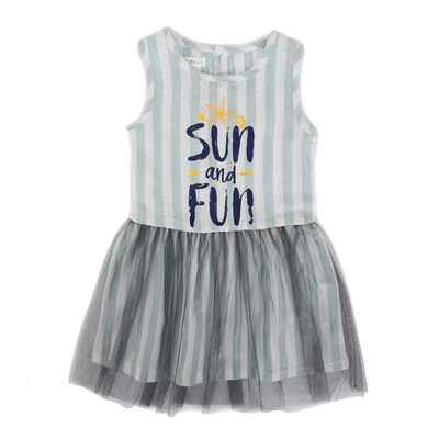 Kids Girl Summer Dress Striped Letter Printed O Neck Sleeveless Tulle Tutu Dress Clothes Outfits
Kids Girl Summer Dress Striped Letter Printed O Neck Sleeveless Tulle Tutu Dress Clothes Outfits