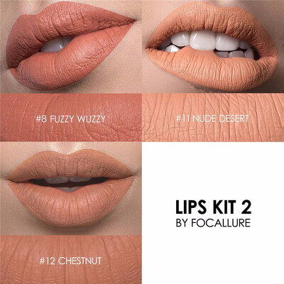 Focallure Matte lipstick pen 3 packs set