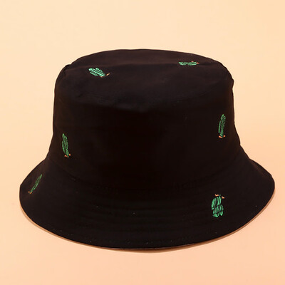 Cactus Embroidery Double Sided Cotton Bucket Hat Summer Outdoor Fisherman Hat Casual Sun Hats For Unisex Women Men
Cactus Embroidery Double Sided Cotton Bucket Hat Summer Outdoor Fisherman Hat Casual Sun Hats For Unisex Women Men