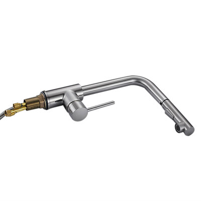 Kitchen Swivel Romovable Faucet Silver Chrome Finished Pull Out Down Water Saver Mixer Tap
Kitchen Swivel Romovable Faucet Silver Chrome Finished Pull Out Down Water Saver Mixer Tap