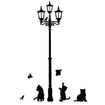 Eco-friendly PVC Wall Stickers Decal Removable Black Cat Telegraph Poles Art Home Mural Decor
Eco-friendly PVC Wall Stickers Decal Removable Black Cat Telegraph Poles Art Home Mural Decor