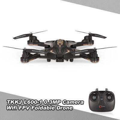 TKKJ L600-1 03MP Camera Wifi FPV Foldable Drone Altitude Hold G-sensor Optical Flow Positioning Quadcopter
TKKJ L600-1 03MP Camera Wifi FPV Foldable Drone Altitude Hold G-sensor Optical Flow Positioning Quadcopter