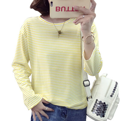Women Casual O Neck Striped Print T Shirt Long Sleeve T-Shirt harajuku autumn Tshirt befree camiseta feminina
Women Casual O Neck Striped Print T Shirt Long Sleeve T-Shirt harajuku autumn Tshirt befree camiseta feminina