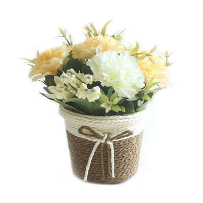 Mothers Day Carnation Flower Bonsai Artificial Rattan Woven Flower Basket Gifts Decro
Mothers Day Carnation Flower Bonsai Artificial Rattan Woven Flower Basket Gifts Decro