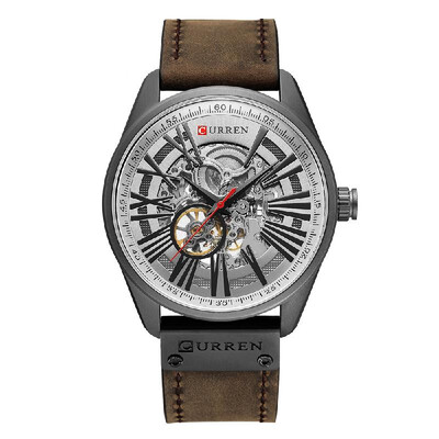 CURREN 8299 Men Watch Brand Mechanical Tourbillon Watch Wristwatch Calendar Leather Automatic Self-wind Sports Clock
CURREN 8299 Men Watch Brand Mechanical Tourbillon Watch Wristwatch Calendar Leather Automatic Self-wind Sports Clock
