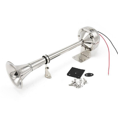 12V Single Trumpet Horn Marine Boat Air Horn 125dB Electric Air Horn for Car Truck Boat
12V Single Trumpet Horn Marine Boat Air Horn 125dB Electric Air Horn for Car Truck Boat