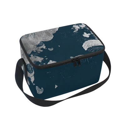 ALAZA Insulated Lunch Box Dark Flower Pattern Lunch Bag for Men Women Portable Tote Bag Cooler Bag
ALAZA Insulated Lunch Box Dark Flower Pattern Lunch Bag for Men Women Portable Tote Bag Cooler Bag