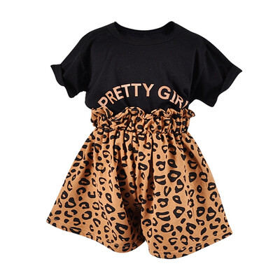 Baby Girls Kid Clothes Set 2019 Summer Cute Toddler Girl Clothes 2PCS Short Sleeve T-shirt Top Leopard Shorts Outfits Sets
Baby Girls Kid Clothes Set 2019 Summer Cute Toddler Girl Clothes 2PCS Short Sleeve T-shirt Top Leopard Shorts Outfits Sets