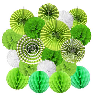 19pcs Wedding Decorative Paper Flower Ball Multi-inch Set Paper Fan Party Home Decor Tissue Birthday Household Decoration
19pcs Wedding Decorative Paper Flower Ball Multi-inch Set Paper Fan Party Home Decor Tissue Birthday Household Decoration
