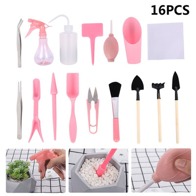 16pcsSet Mini Gardening Hand Tools Succulent Plants Kettle Transplant Miniature Immortal Garden Planting Hand Tools Set
16pcsSet Mini Gardening Hand Tools Succulent Plants Kettle Transplant Miniature Immortal Garden Planting Hand Tools Set