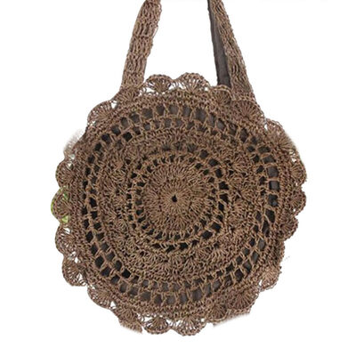 Fashion Women Flower Straw Woven Solid Color Summer Beach Tote Shoulder Hand Bag
Fashion Women Flower Straw Woven Solid Color Summer Beach Tote Shoulder Hand Bag