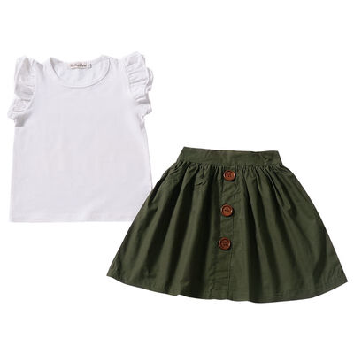 Baby Clothes Summer Baby Girl Clothes Set Fashionable Sleeveless Vest TopSkirt 2PCS Kids Clothes Sets For Girl
Baby Clothes Summer Baby Girl Clothes Set Fashionable Sleeveless Vest TopSkirt 2PCS Kids Clothes Sets For Girl
