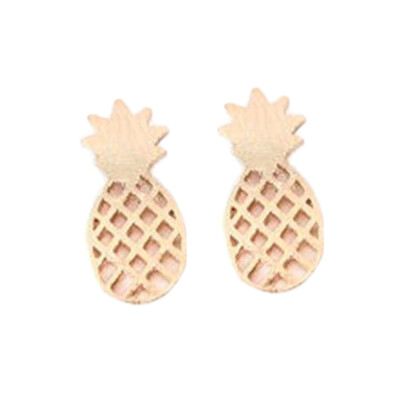 New Fashion Cute Accessories Drawing Pineapple Earrings Alloy Plated Tri-color Lovely Fruit Stud Earrings
New Fashion Cute Accessories Drawing Pineapple Earrings Alloy Plated Tri-color Lovely Fruit Stud Earrings