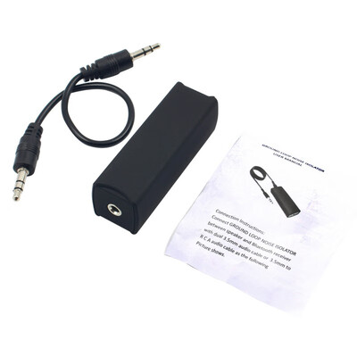 Ground Loop Noise Isolator For Audio System Home Stereo With 35mm Car Audio Cable Noise Cancelling
Ground Loop Noise Isolator For Audio System Home Stereo With 35mm Car Audio Cable Noise Cancelling