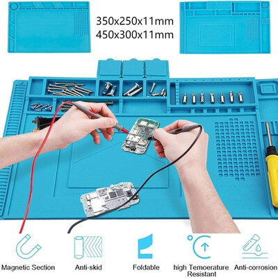 Heat Insulation Working Silicone Mat Soldering Repair Station Repair Insulation Pad Insulator Pad Maintenance Platform
Heat Insulation Working Silicone Mat Soldering Repair Station Repair Insulation Pad Insulator Pad Maintenance Platform