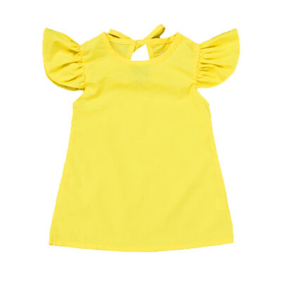 Summer Casual Baby Girls Solid Dress Cotton Kids Toddler Flying Sleeve Sundress Princess Dress 9-24M
Summer Casual Baby Girls Solid Dress Cotton Kids Toddler Flying Sleeve Sundress Princess Dress 9-24M