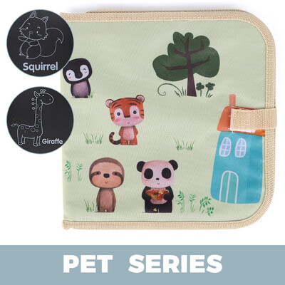 Siaonvr Portable Soft Graffiti Erasable Animal Picture Book DIY Drawing Board
Siaonvr Portable Soft Graffiti Erasable Animal Picture Book DIY Drawing Board