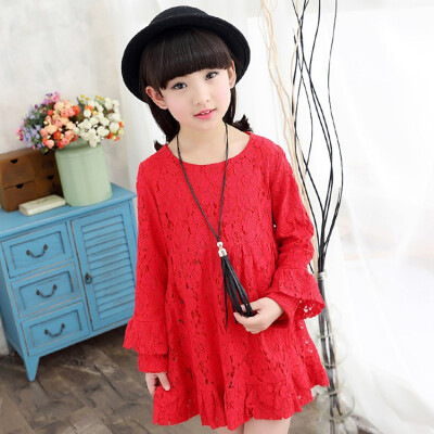 Cotton Autumn Casual Baby Girls Lace Hollow Design Long Sleeve Dress Kids Toddler Princess Dresses
Cotton Autumn Casual Baby Girls Lace Hollow Design Long Sleeve Dress Kids Toddler Princess Dresses