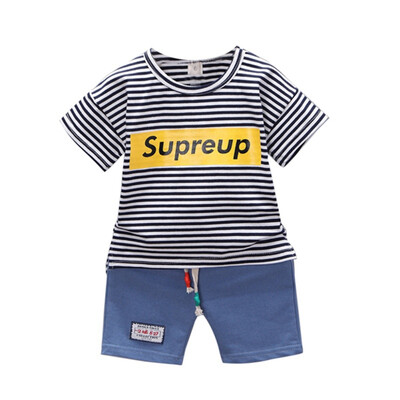 Letter O-Neck RedGrayBlack Summer Casual 1-4Y Children Striped T-Shirt And Pant Kit Kids Toddler Two-piece Outfit Set SMLXL
Letter O-Neck RedGrayBlack Summer Casual 1-4Y Children Striped T-Shirt And Pant Kit Kids Toddler Two-piece Outfit Set SMLXL