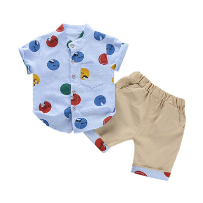 Kids Boy Shirt Sets Summer Short Sleeve Cartoon Print Tops Blouse T-shirtShorts Casual Outfits Sets
Kids Boy Shirt Sets Summer Short Sleeve Cartoon Print Tops Blouse T-shirtShorts Casual Outfits Sets