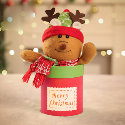 Toponeto Christmas Plush Doll Candy Box Gift Box Christmas Window Desktop Decoration 
Toponeto Christmas Plush Doll Candy Box Gift Box Christmas Window Desktop Decoration