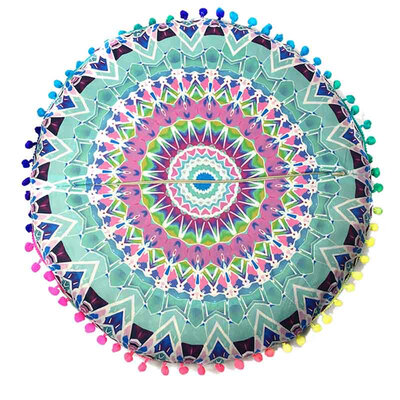43 43 CM Round Indian Mandala Floor Round Bohemian Pillows Case Color Pillow Cover Textile Pillow Slip
43 43 CM Round Indian Mandala Floor Round Bohemian Pillows Case Color Pillow Cover Textile Pillow Slip