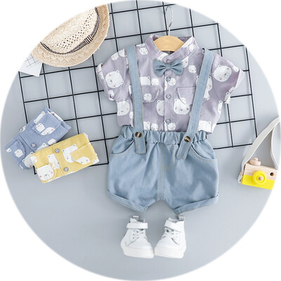 US Shippment Baby Boy Clothes Set Summer Pint T-shirtCausal Shorts Toddler Baby Clothing with Tie Gentleman Clothes
US Shippment Baby Boy Clothes Set Summer Pint T-shirtCausal Shorts Toddler Baby Clothing with Tie Gentleman Clothes