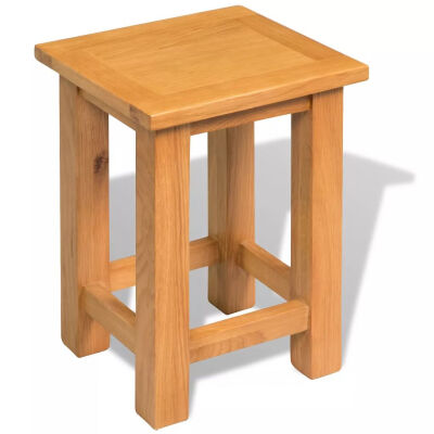 End Table Solid Oak Wood 106"x94"x146